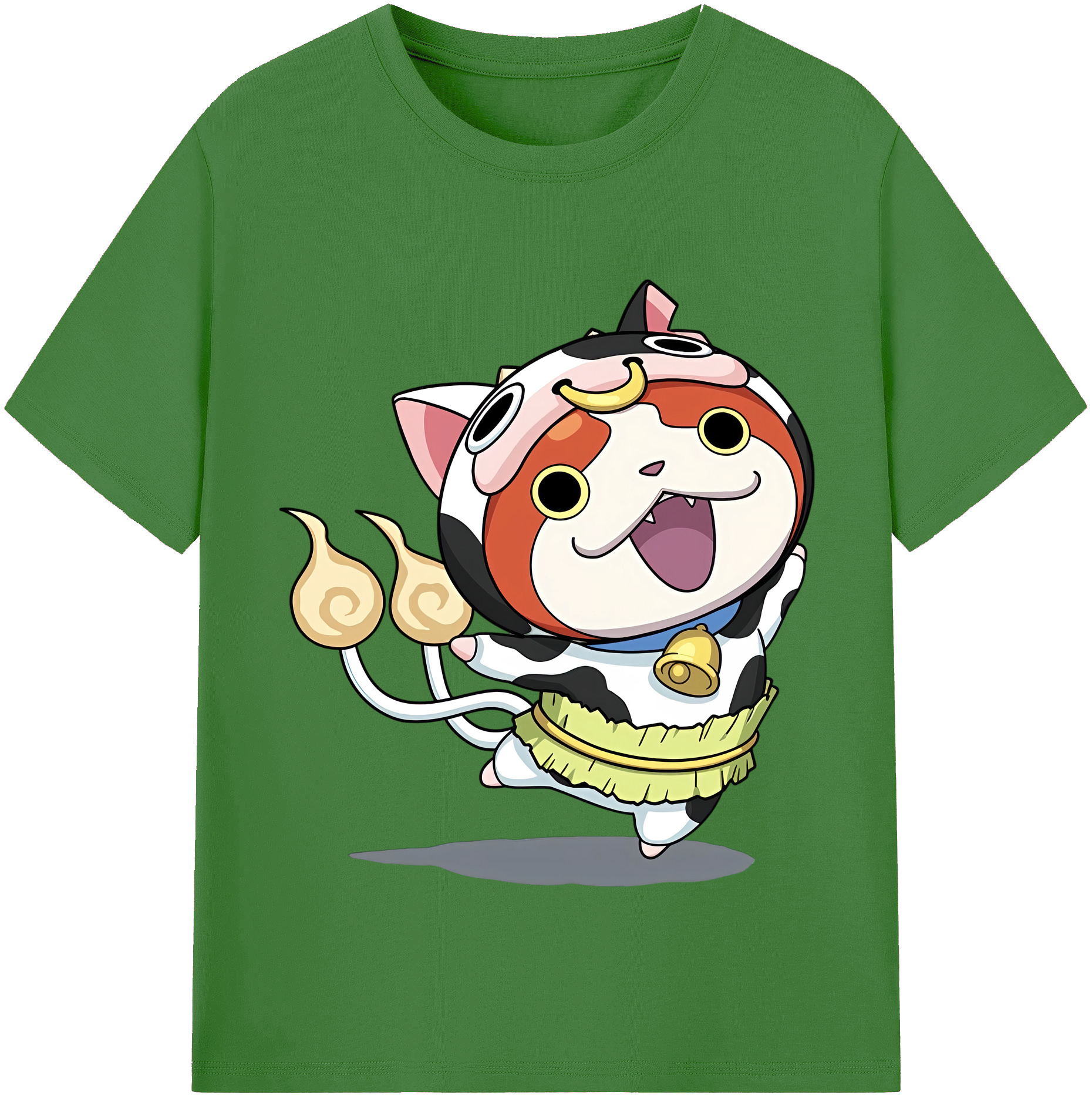 （画像用） 妖怪ウォッチ Yo-kai Watch レディースカジュアルプリントTシャツ（綿100％）